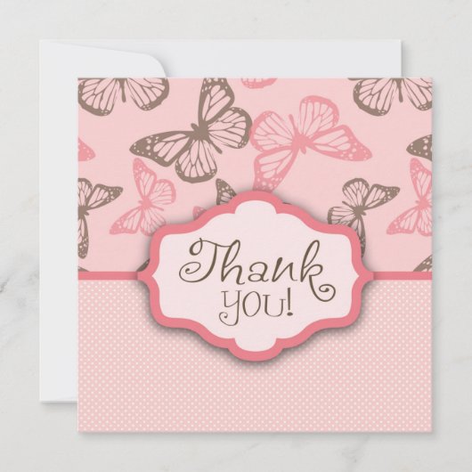 Butterfly Kisses Hartelijk dank voor kaart 2 (Voorkant)