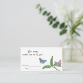 Butterfly Kisses Hoeveel snoepjes Informatiekaartje (Staand voorkant)