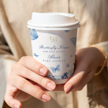 Butterfly Kisses Jongen Baby shower