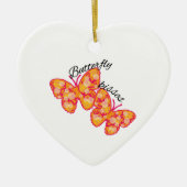 Butterfly Kisses Keramisch Ornament (Voorkant)