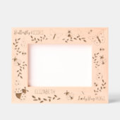 Butterfly Kisses, Ladybug Knuffels Gepersonaliseer Gegraveerde Lijstjes (Voorkant)