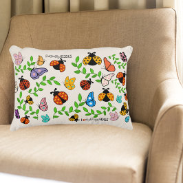 Butterfly Kisses Ladybug Knuffels Kinder inrichtin Accent Kussen