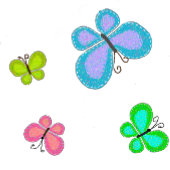 Butterfly Kisses Personalized  Kussen