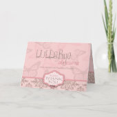 Butterfly Kisses Petal Kaart (Achterkant)