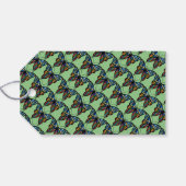 Butterfly Kisses Verjaardag Favor Tag Cadeaulabel (Achterkant Horizontaal)