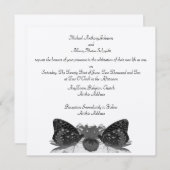 Butterfly Kisses Wedding Kaart (Voorkant / Achterkant)