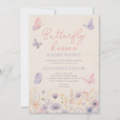 Butterfly Kisses Wishes spring summer fall winter Kaart (Voorkant)