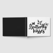 Butterfly Kisses Zwart Wit Trouwvlinders Gastenboek (Volledig)