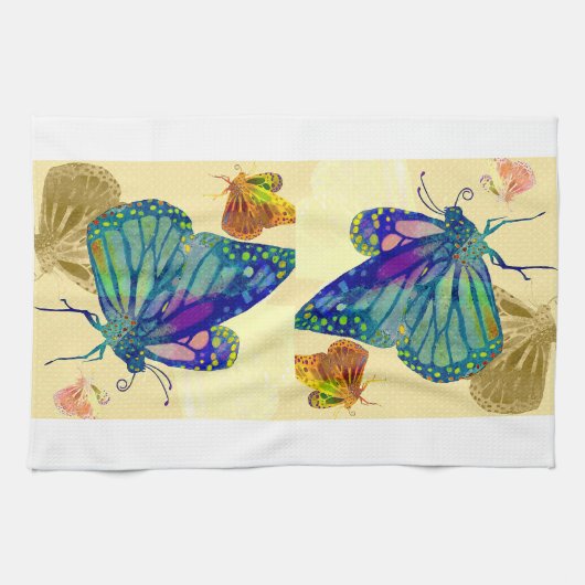 Butterfly Kitchen Tea Towel Theedoek (Horizontaal)