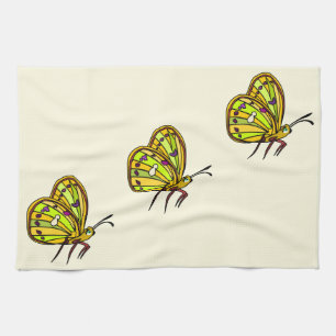 Butterfly Kitchen Towel - Aangepaste kleuren Theedoek