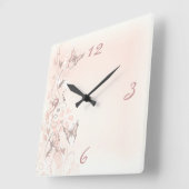 Butterfly-klok Vierkante Klok (Hoek)