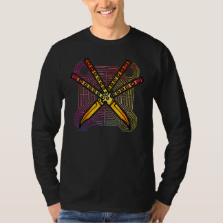 Butterfly Knife Balisong Quote 22 T-shirt