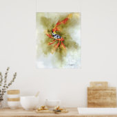 Butterfly Koi Fish Print (Keuken)
