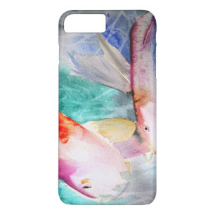 Butterfly Koi waterverf Japanse viskunst Case-Mate iPhone Case