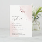 BUTTERFLY-KOPPELS VAN DE BLUSH WATERVERF WINKELEN BEDANKKAART (Staand voorkant)