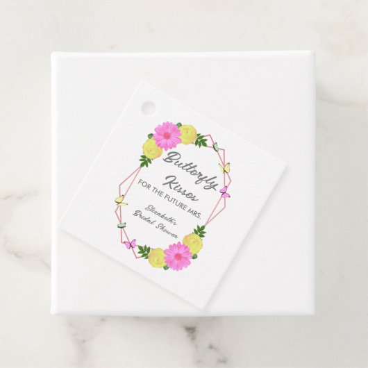 Butterfly kussen voor de toekomst Mrs Vrijgezellen Bedankjes Labels (In situ)