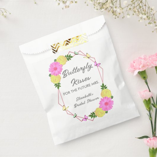 Butterfly kussen voor de toekomst Mrs Vrijgezellen Bedankzakje (Gezegeld)