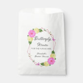 Butterfly kussen voor de toekomst Mrs Vrijgezellen Bedankzakje (Voorkant)