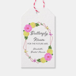 Butterfly kussen voor de toekomst Mrs Vrijgezellen Cadeaulabel