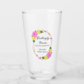 Butterfly kussen voor de toekomst Mrs Vrijgezellen Glas (Voorkant)