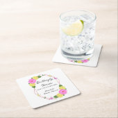 Butterfly kussen voor de toekomst Mrs Vrijgezellen Kartonnen Onderzetters (Insitu)