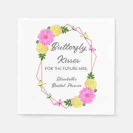 Butterfly kussen voor de toekomst Mrs Vrijgezellen Servet