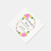 Butterfly kussen voor de toekomst Mrs Vrijgezellen Servet (Hoek)