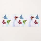 "Butterfly Label" Yoga Mat (Voorkant (horizontaal))