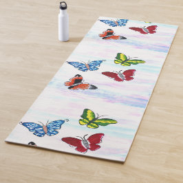 "Butterfly Label" Yoga Mat