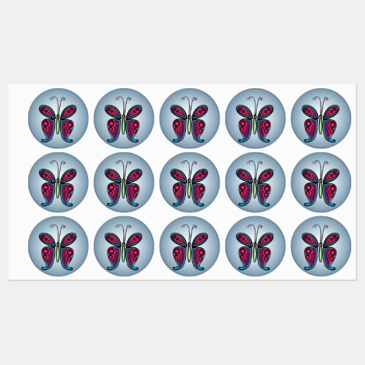 Butterfly Labels (Vel)