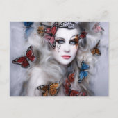 Butterfly Lady Briefkaart (Voorkant)