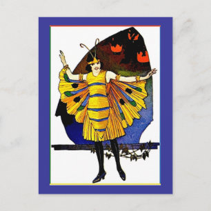 Butterfly Lady Briefkaart