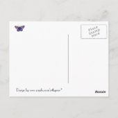 Butterfly Lady Briefkaart (Achterkant)