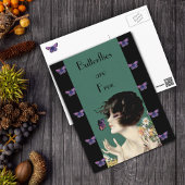Butterfly Lady Briefkaart
