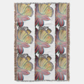 Butterfly landing beautiful deken (Voorkant Verticaal)