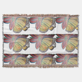 Butterfly landing beautiful deken