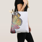 Butterfly landing beautiful tote bag (Dichtbij)