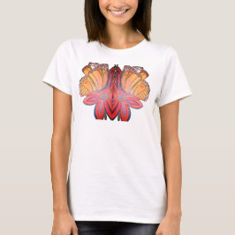 Butterfly landing on flower beautiful t-shirt