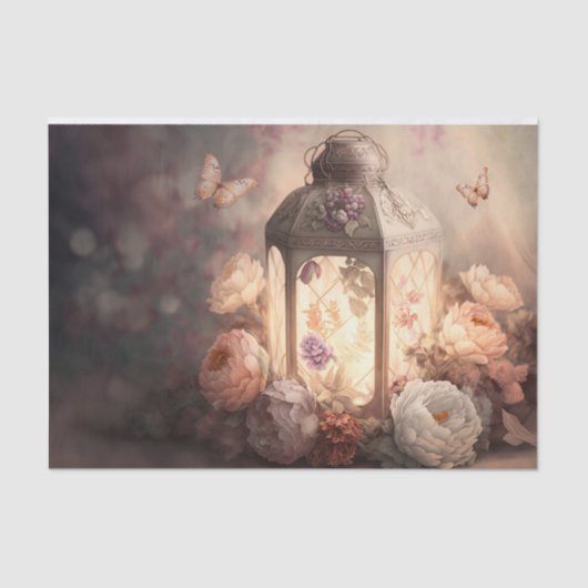Butterfly Lantern Tissuepapier (Voorkant)