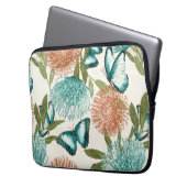 Butterfly Laptop Hoesje Laptop Sleeve (Voorkant Links)