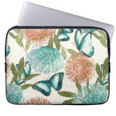 Butterfly Laptop Hoesje Laptop Sleeve (Voorkant)