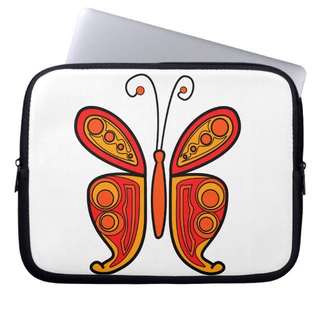 Butterfly Laptop Sleeve (Voorkant)