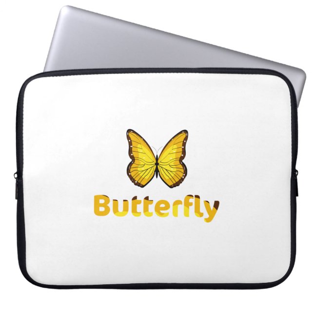 Butterfly Laptop Sleeve (Voorkant)