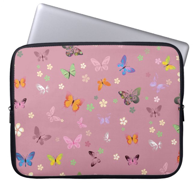 Butterfly Laptop Sleeve (Voorkant)