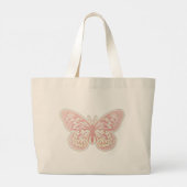 Butterfly Large Canvas tas (Achterkant)