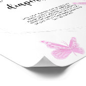 Butterfly \ Late night diapers game Poster (Hoek)