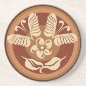 Butterfly Latte Art Onderzetter (Voorkant)