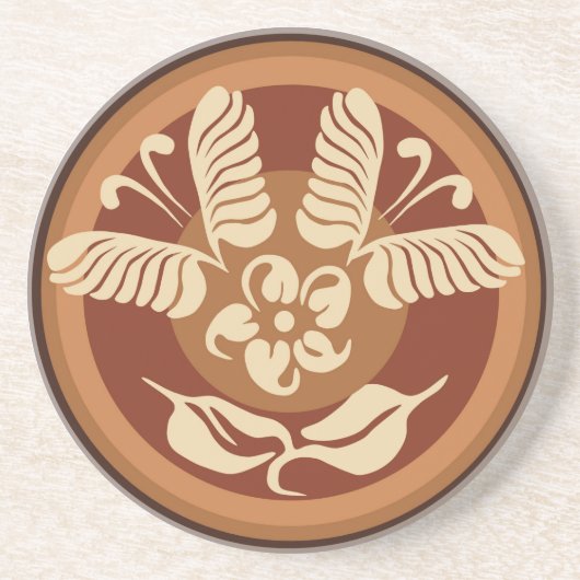 Butterfly Latte Art Onderzetter (Voorkant)