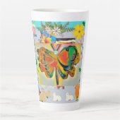 Butterfly Latte Mok (Voorkant)