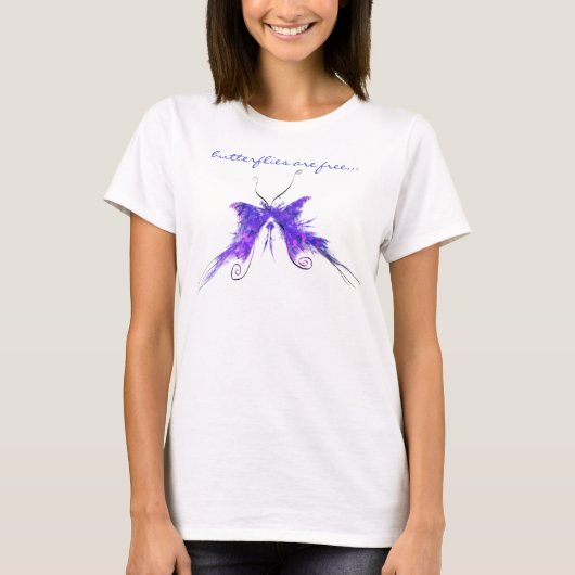 Butterfly - Lavendar T-shirt (Voorkant)